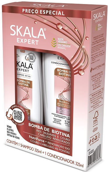 skala شامبو وبلسم bomba de biotina