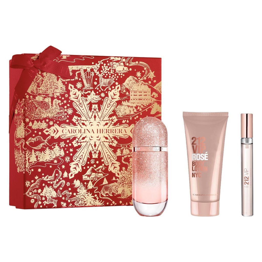 Carolina Herrera 212 Vip Rose Elixir Gift Set