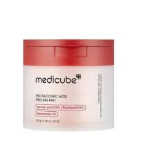 medicube red succinic acid peeling pad