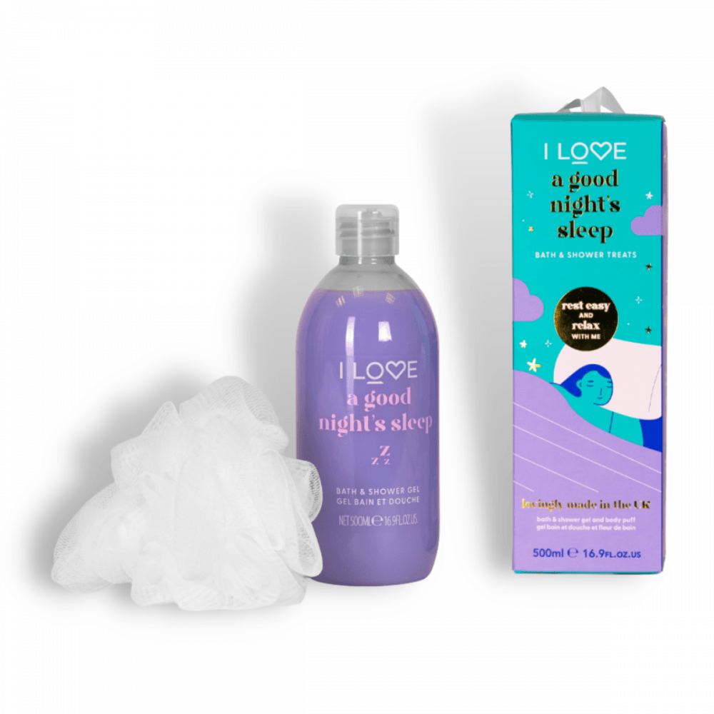 I LOVE A GOOD NIGHT SLEEP (KIT GEL+PUFF)