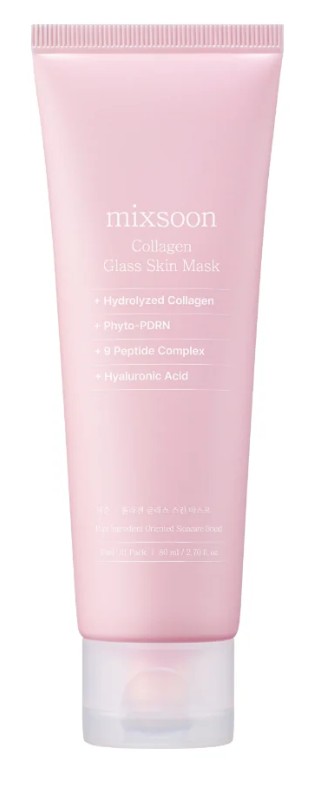 mixsoon collagen glass skin mask 80 ml