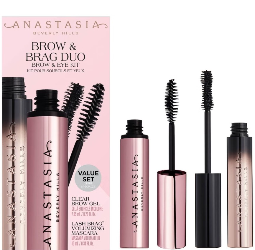 Anastasia Beverly Hills Brow & Brag Duo eye kit Mascara & Brow Gel eyes In Box