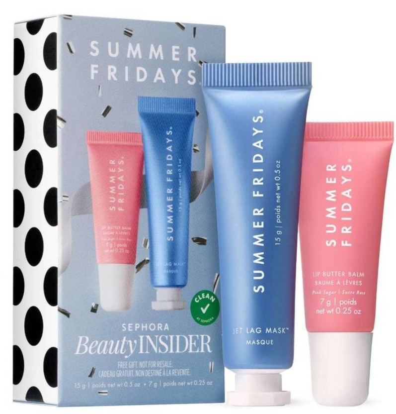 SUMMER FRIDAY from Sephora (lip balm 0.25 oz + mask 0.5oz)