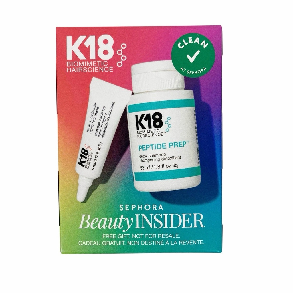 K18 Biomimetic Hair Science (Shampoo 53ml + Conditioner 5ml)