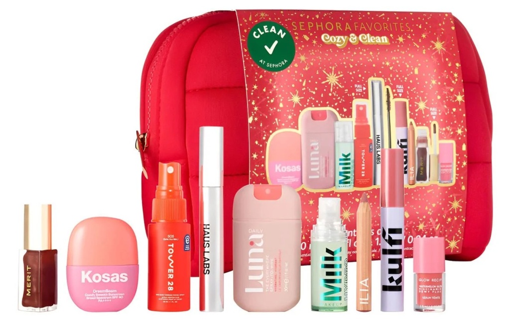 Sephora Favorites Cozy & Clean Makeup Value Set