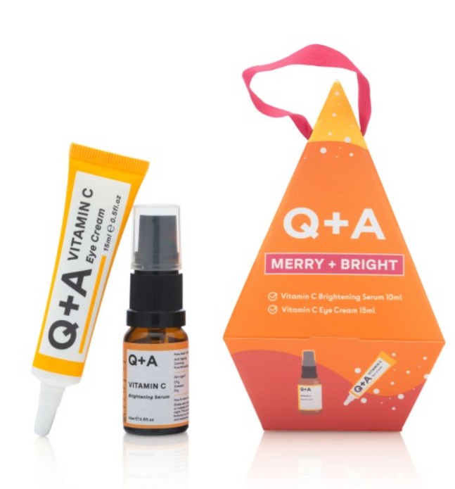 Q+A Merry + Bright Gift Set 25 ml