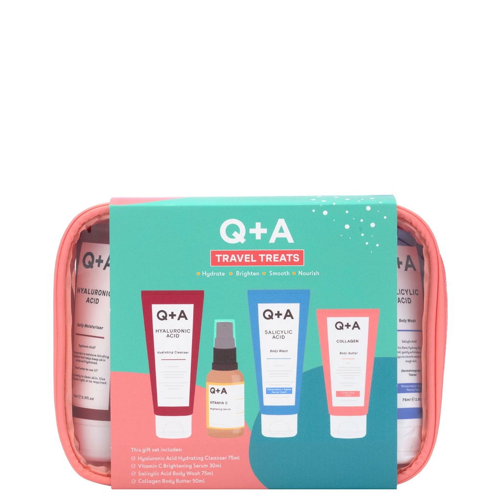 Q+A Travel Treats Gift Set