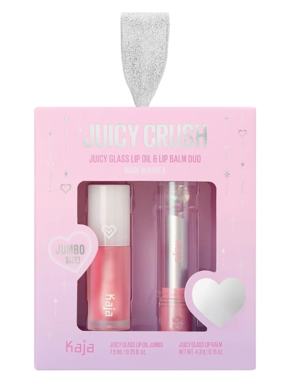Kaja Juicy Crush lip oil and lip balm duo