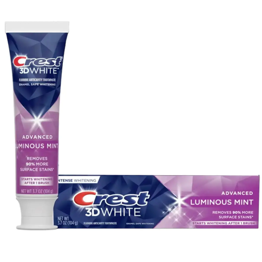 Crest 3D White Luminous Mint Toothpaste 104 g