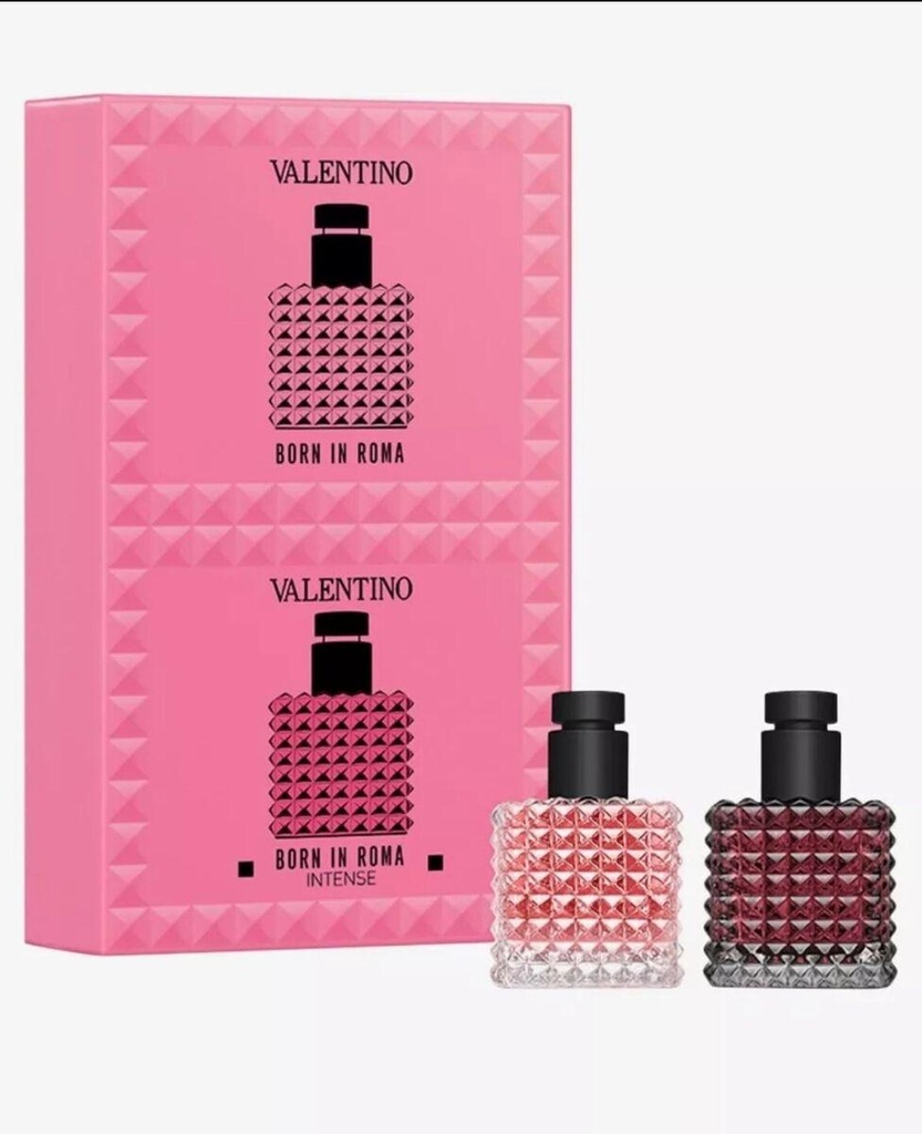 Valentino Mini Donna Born in Roma & Donna Born in Roma Intense Coffret Perfume12ml