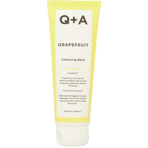 Q+A . grapefruit cleansing balm .