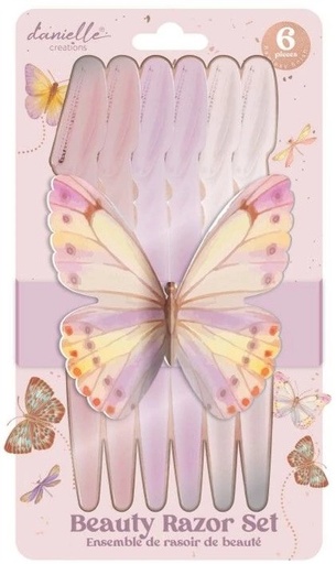 دانل طقم شفرات فراشات عدد 6