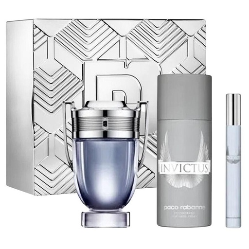 [4074] Paco Rabanne Invictus Gift Set (3-Piece)