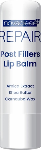 novaclean repair post fillers lip balm