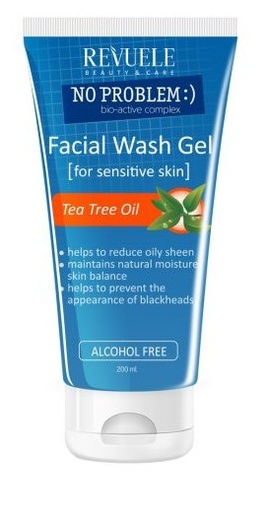 Revuele No Problem Tea Tree Face Wash Gel For Sensitive Skin - 200ml