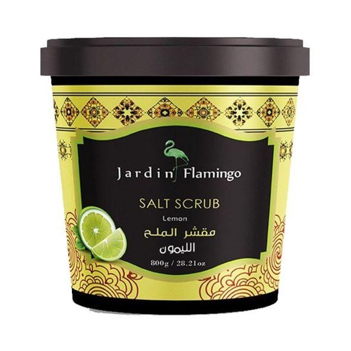 مقشر الملح جاردن jardin flamingo lemon 800g
