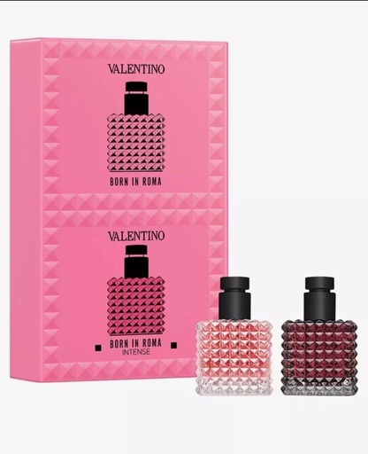 Valentino Mini Donna Born in Roma & Donna Born in Roma Intense Coffret Perfume12ml
