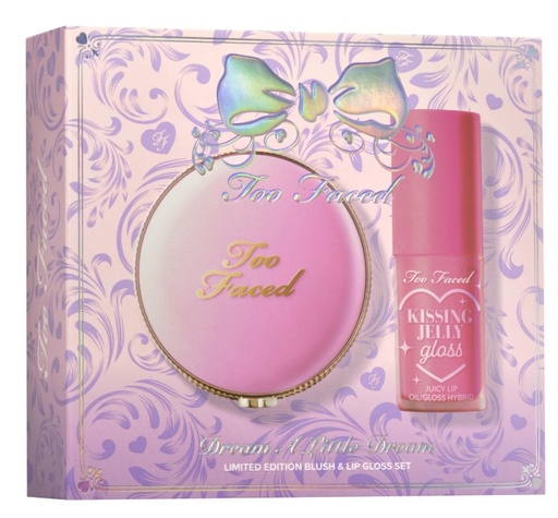 Too Faced Dream A Little Dream Blush & Lip Gloss Set