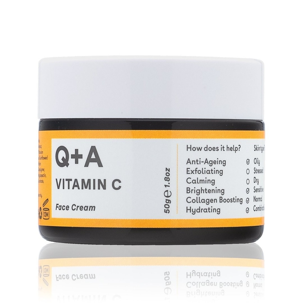 Q+A vitamin c face cream 50g