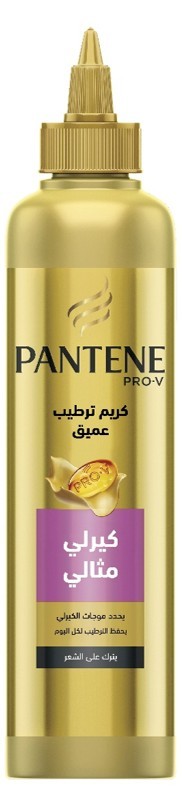 Pantene Leave-in Cream Perfect Curls 300ML بانتين كريم مغذي للشعر الكيرلي 300 مل  