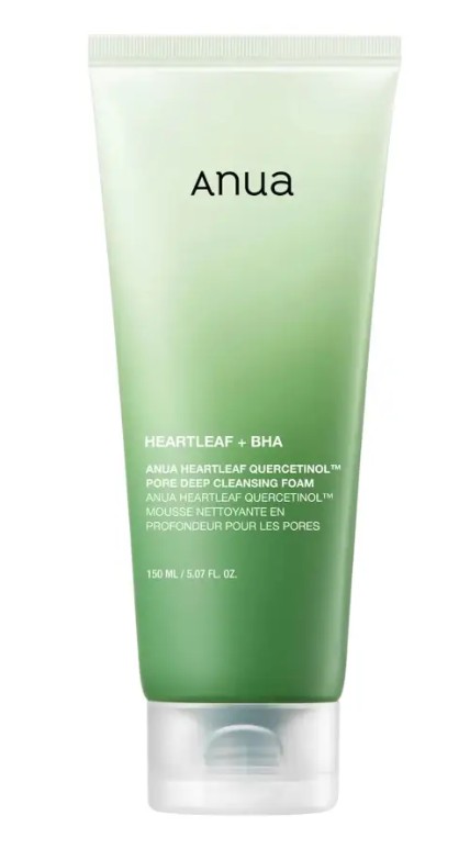 anua heartleaf deep vleansing  foam