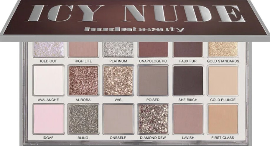 Huda Beauty Icy Nude Eyeshadow Palette