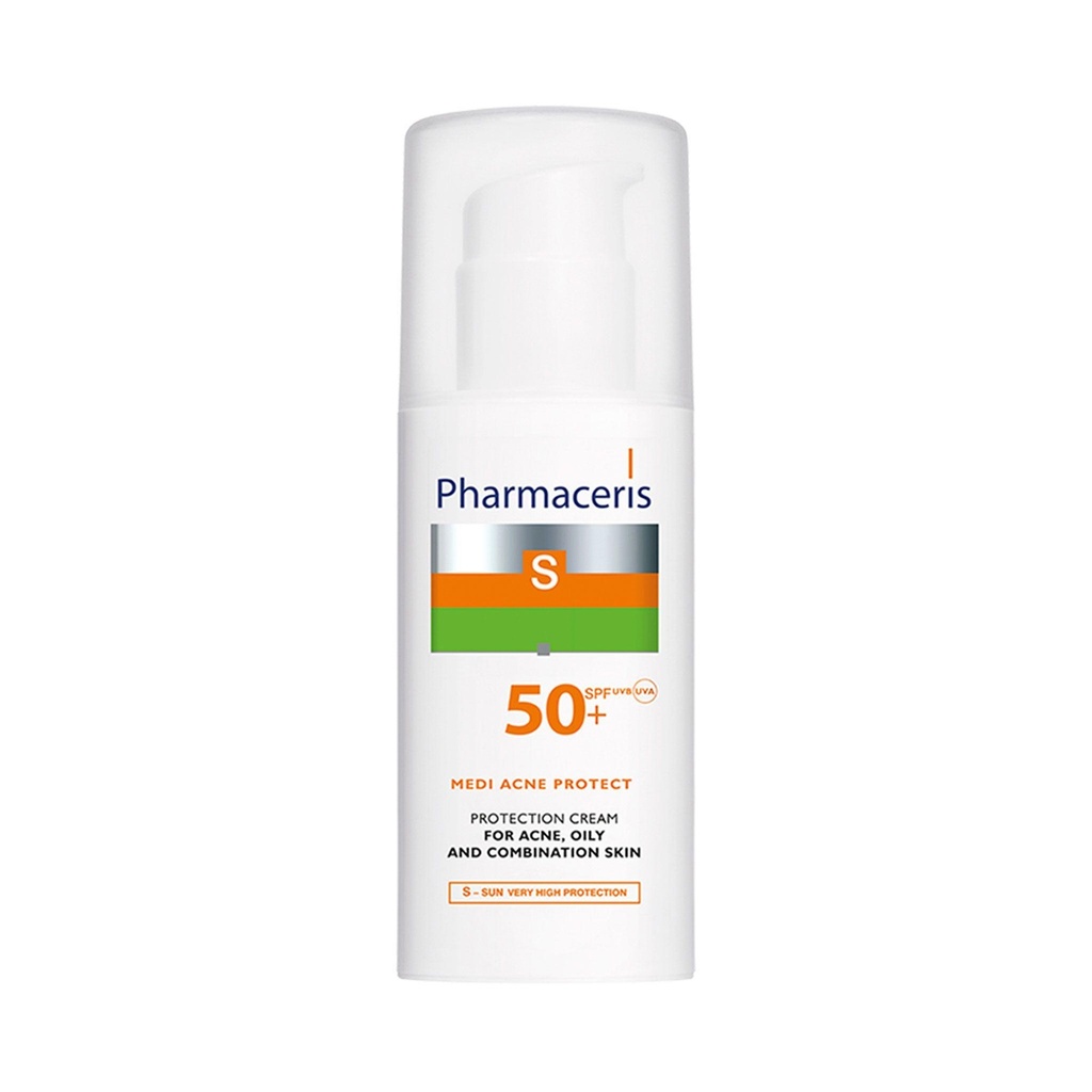 واقي شمس pharmaceris acne oily &cambination skin