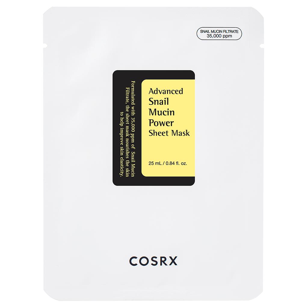 advanced snail mucin power sheet mask