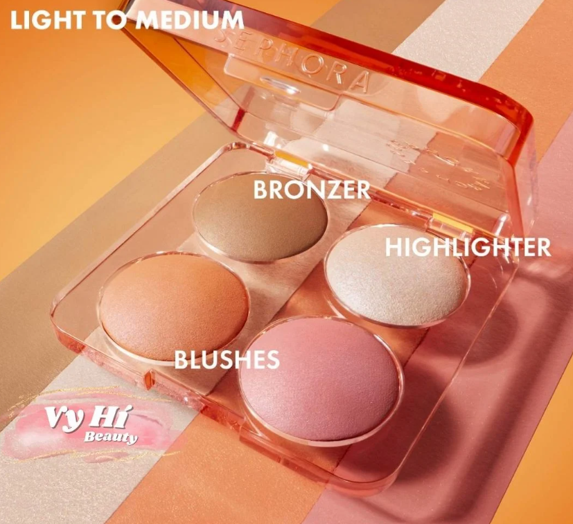 SEPHORA COLLECTION  Colorful Face Bronzer, Blush & Highlighter Palette