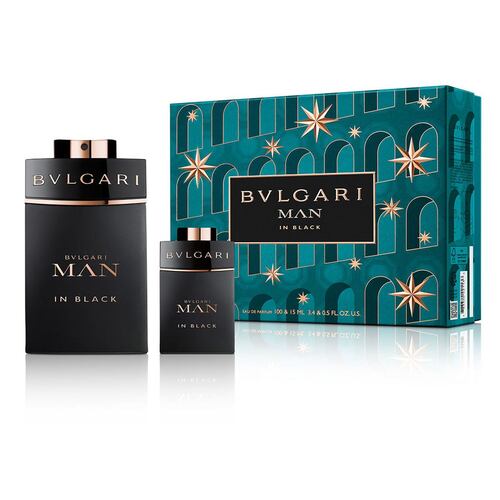 BVLGARI Man In Black Gift Set (Eau de Parfum 100ml + 15ml)