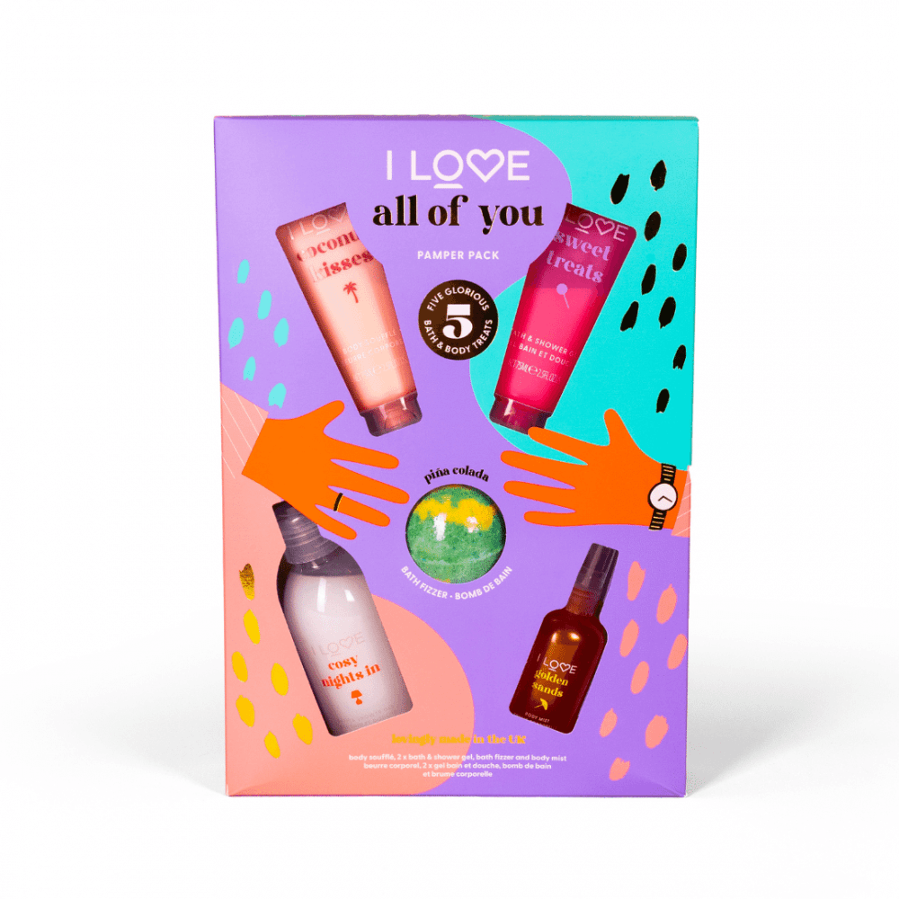 I LOVE ALL OF YOU PAMPER PACKSET*5