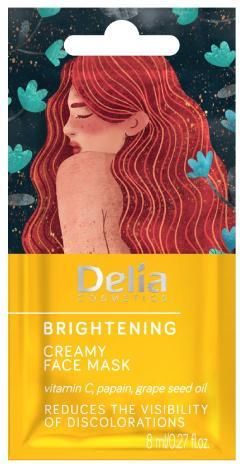 قناع وجه كريمي لتفتيح البشرة 8 مل ديليا
