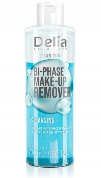 مزيل مكياج منظف ثنائي المرحلة 200مل كلين سكين من ديليا