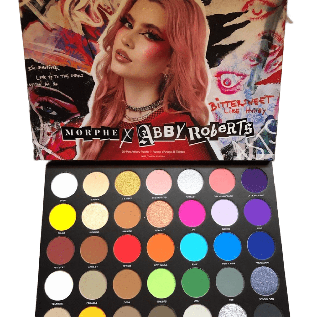 morphe x abby roberts eyeshadow