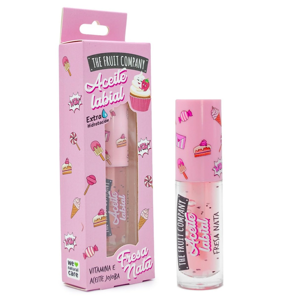 The Fruit Company - Lip Oil - Strawberry & Cream