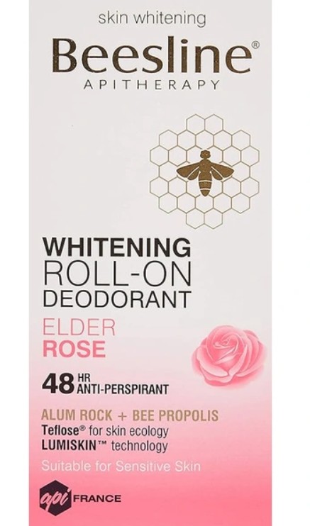 بيزلين مزيل عرق لتفتيح البشرة عطر الورد