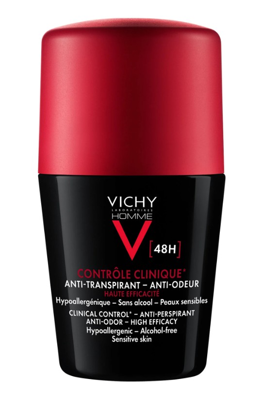 VICHY- DEODRANT ROOL ON BLACK FOR MEN