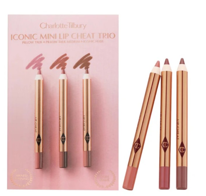 charlotte tilbury iconic mini lip cheat  trio