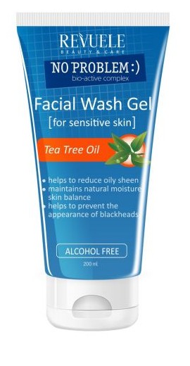 Revuele No Problem Tea Tree Face Wash Gel For Sensitive Skin - 200ml