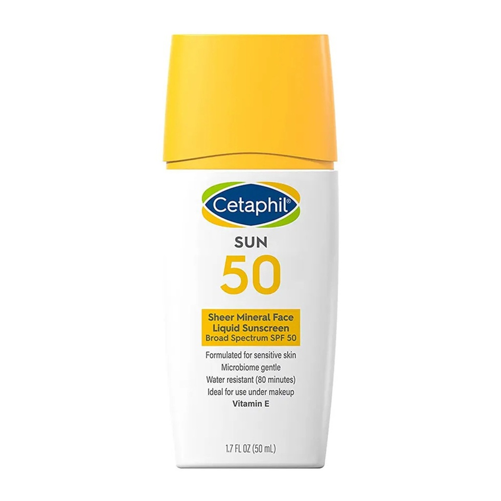 Cetaphil  Liquid Sunscreen For Face Spf 50, 10 Ml