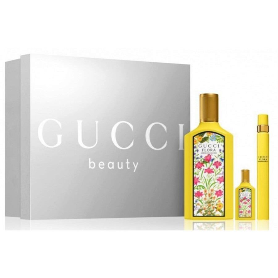 Gucci Ladies Flora Gorgeous Orchid Gift Set