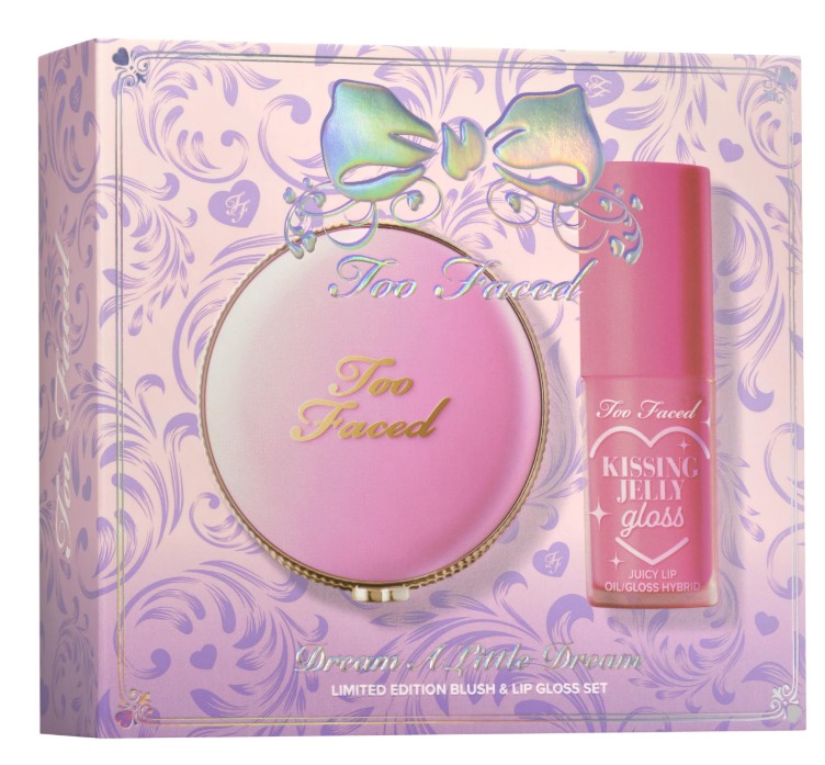 Too Faced Dream A Little Dream Blush & Lip Gloss Set
