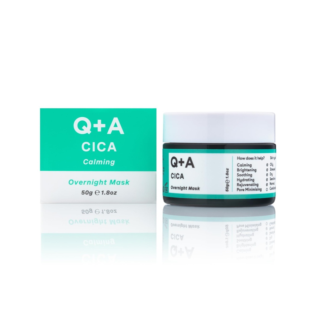 Q+A Cica Calming Overnight Face Mask 50 g