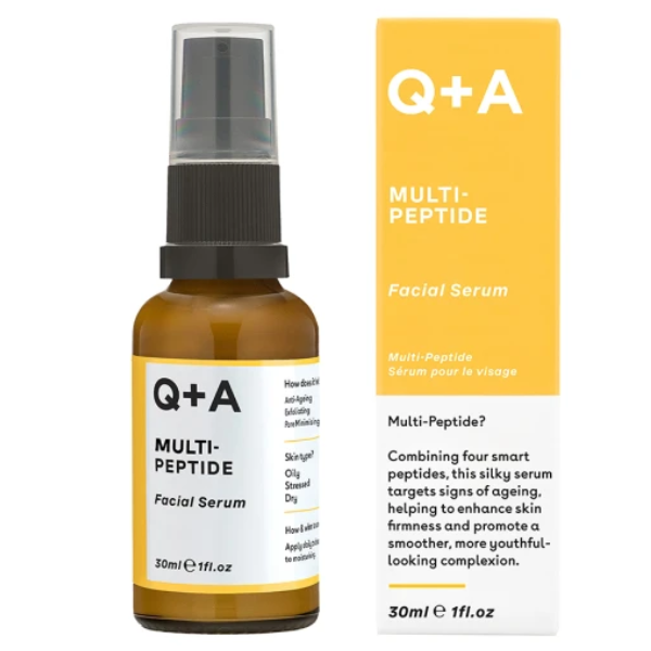 Q+A Multi-Peptide Facial Serum, 30ml