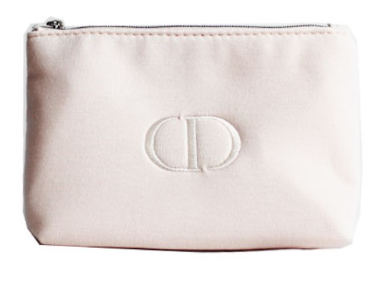 Dior Peach Cosmetic Bag