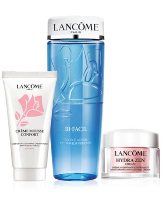 LANCOME 3 Pc Bi-Facial Essential Care Skincare