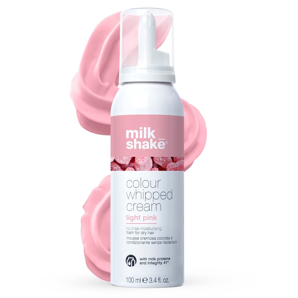 milk_shake LIGHT PINK Colour Whipped Cream, 100 ml