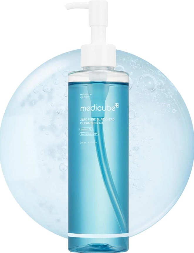 غسول زيتي لتنظيف عميق للرؤوس السوداء Medicube Zero 