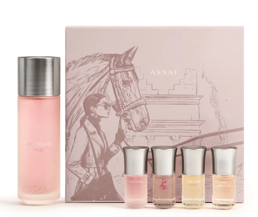 ASSAF ARROGATE PINK NEW PAG (EDP 200ML+4PCS*10ML)
