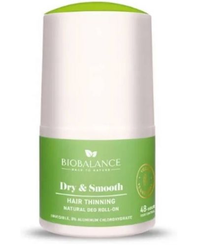 Biobalance Dry & Smooth 48h natural deodorant roll-on